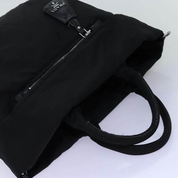 PRADA Hand Bag Nylon Black - Picture 6 of 13